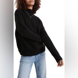 Madewell Black Mockneck Sweater